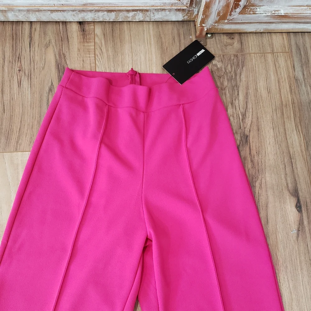 Fashion Nova High Waisted Dress Pants - Picture 2 of 4